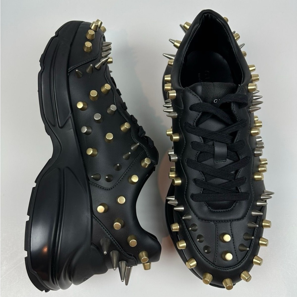 Gucci Studded Rython Sneakers - Picture 8 of 10